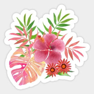 Tropical - Pink Sticker